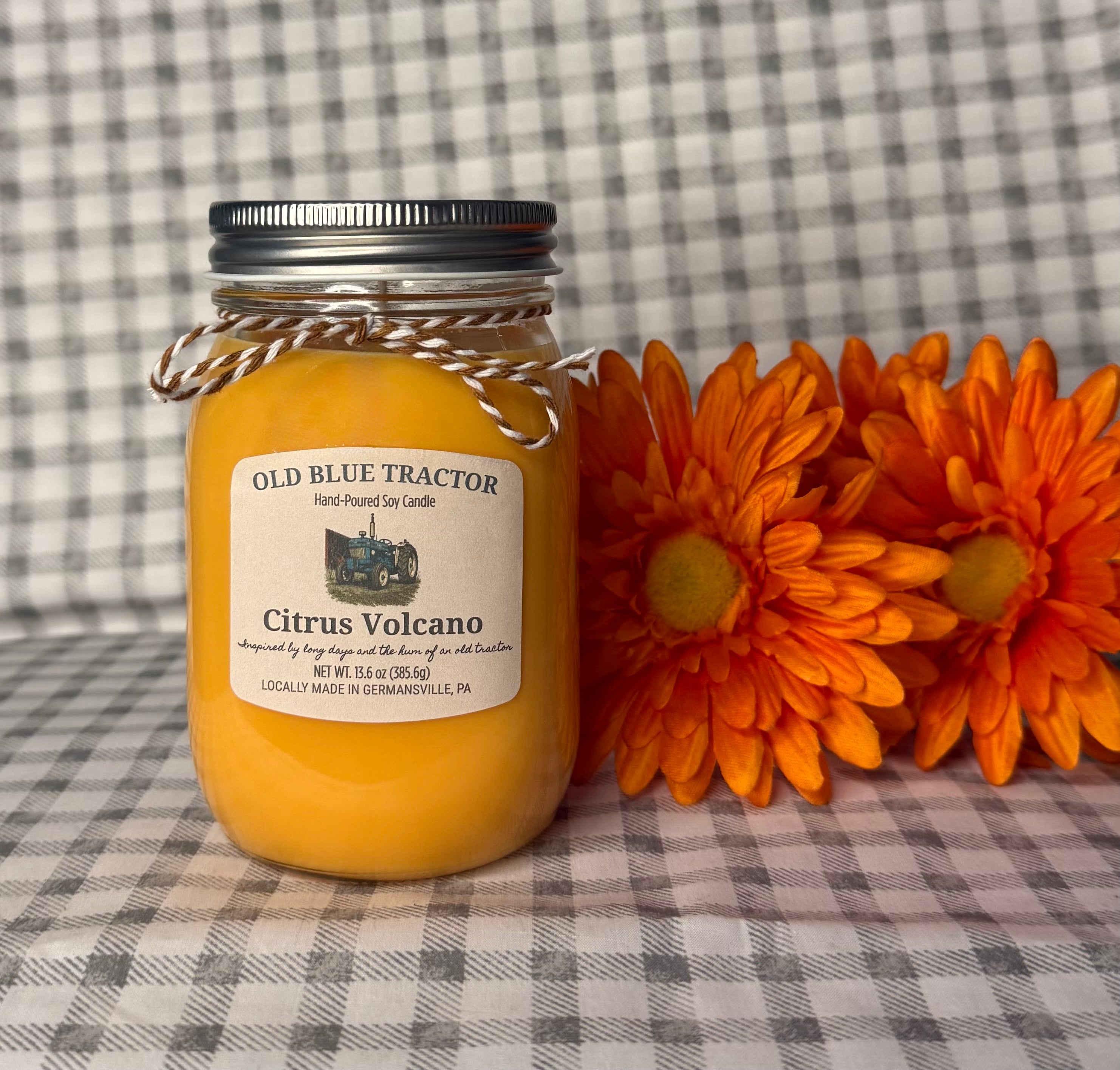 Citrus Volcano Soy Candle